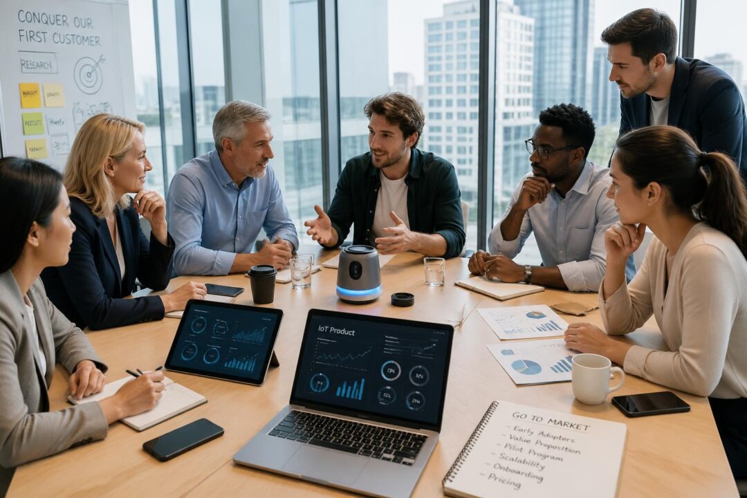 découvrez comment les startups iot collaborent avec les grands groupes via le corporate venture pour décrocher leurs premiers clients et accélérer leur croissance.