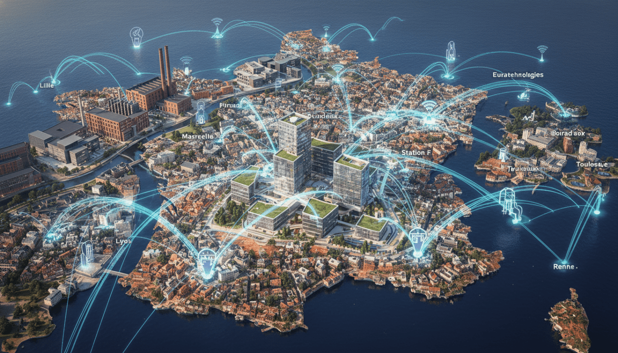 découvrez la cartographie complète de l'écosystème tech français, avec un focus sur station f, euratechnologies et la french tech, moteurs de l'innovation en france.
