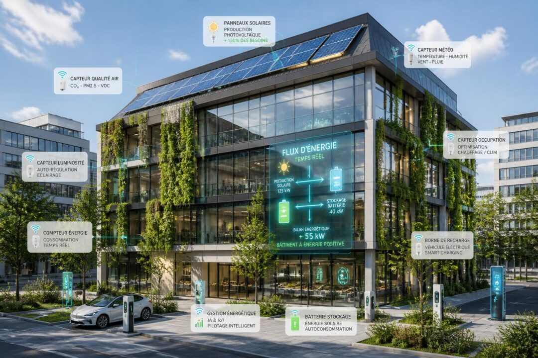 découvrez comment l'internet des objets (iot) révolutionne les bâtiments à énergie positive (bepos) en optimisant la performance énergétique selon la réglementation re2028.